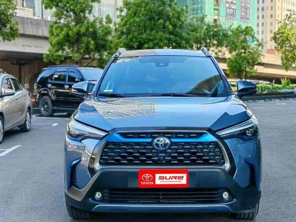 Toyota Corolla Cross Hybrid 2021 màu Xanh xám
